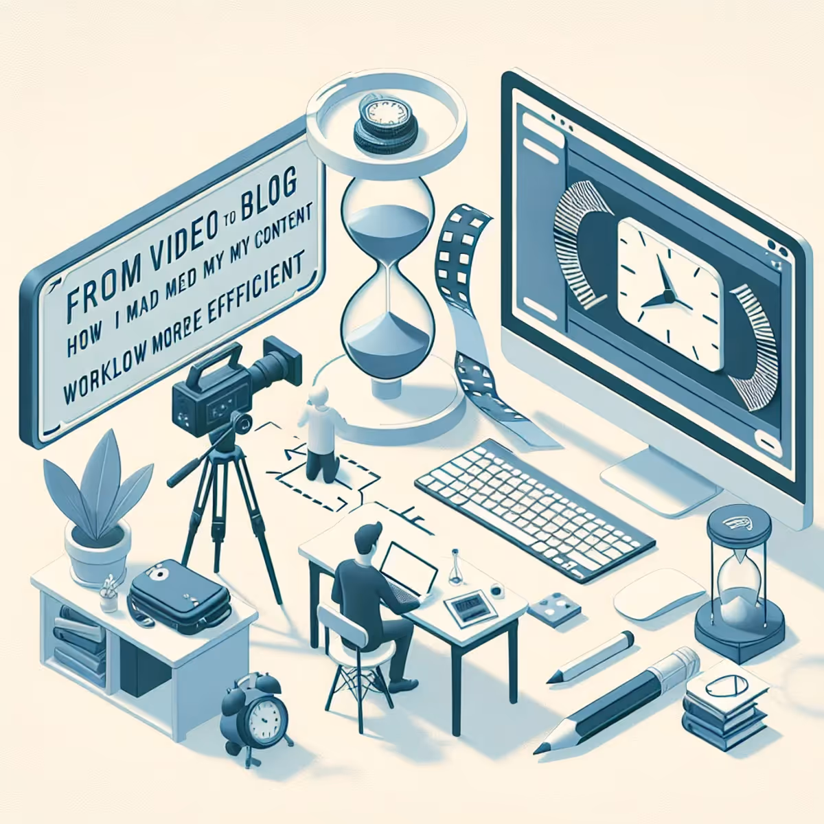 Cover di Dal video al blog: come ho reso il mio workflow di contenuti più efficiente